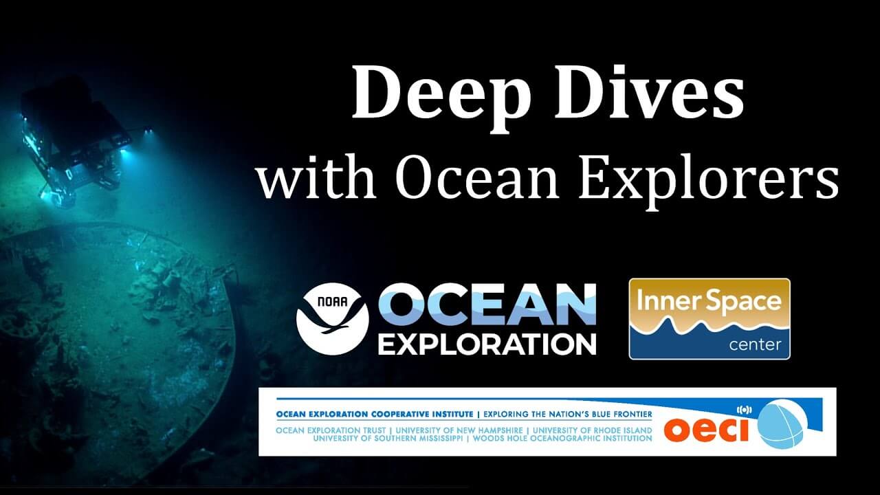 Screenshot of a past deep dives with ocean explorers video.