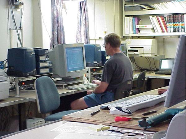 NOAA Ship Brown computer lab