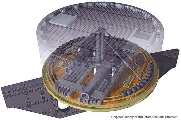 illustration of Monitor's turret