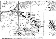 Map of the New England seamount chain