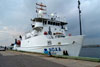 Researchers conducted reconnaissance aboard NOAA’s RV Nancy Foster in 2008.