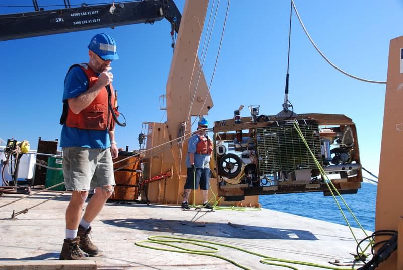 Bringing the ROV set Medea and Jason home aboard the research vessel, Ronald Brown is just the beginning of the research.