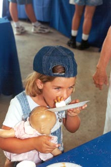 child at Galveston Open House