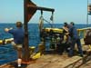 Launching the ROV