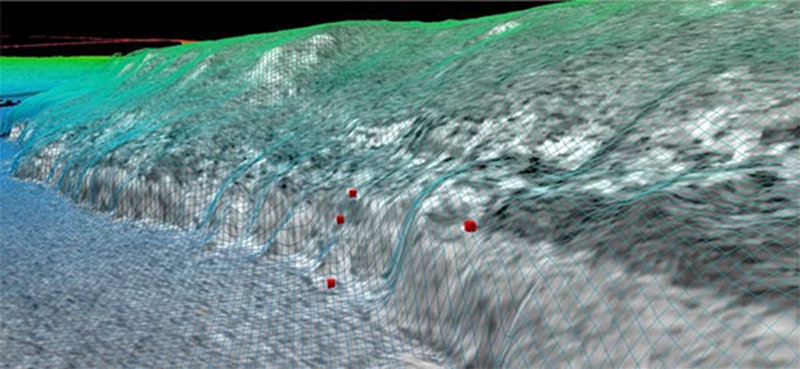 The Mapping Team creates a number of daily products to facilitate ROV dive planning.