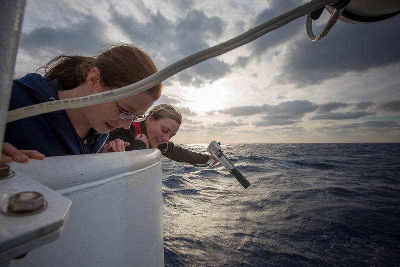 Mapping operations were conducted following cancellation of the ROV dive due to heavy seas.