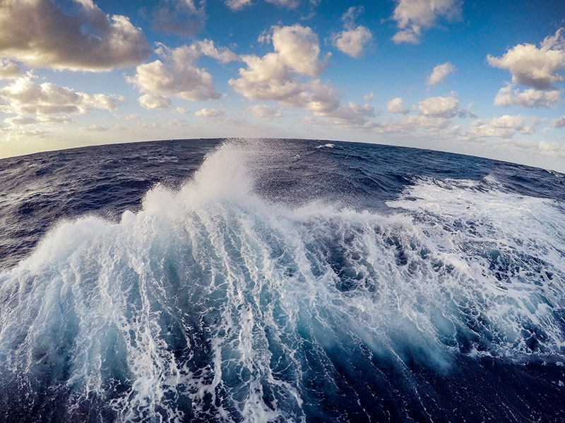 Rough seas within Papahānaumokuākea Marine National Monument.