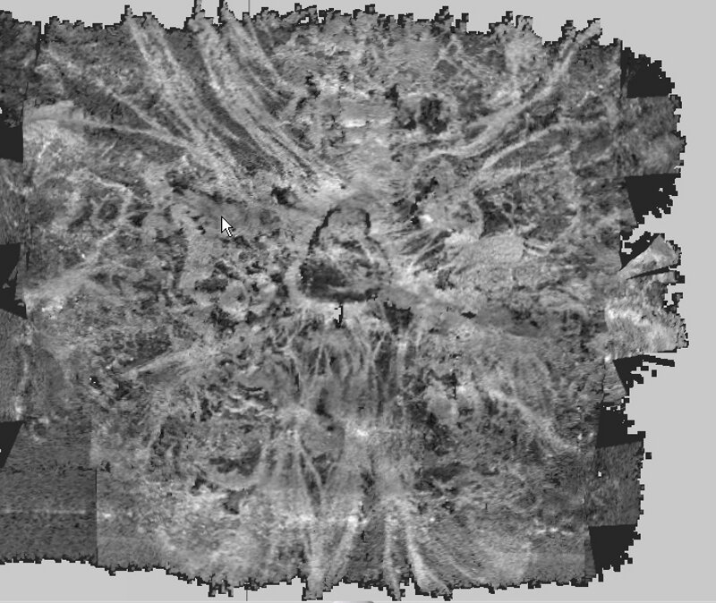 This image, from data collected during the CAPSTONE Telepresence Mapping in Pacific Marine Protected Areas expedition, shows a seamount that was once volcanically active.
